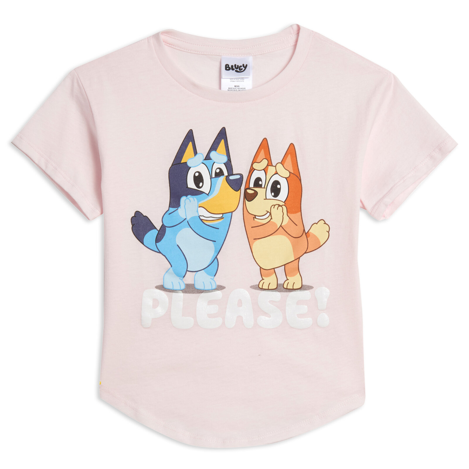 Bluey Bingo Big Girls T-Shirt Toddler to Big Kid